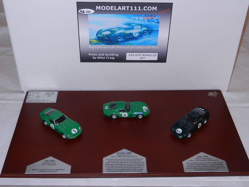 MODELART111 - 02 : Set 250 GTO #4491